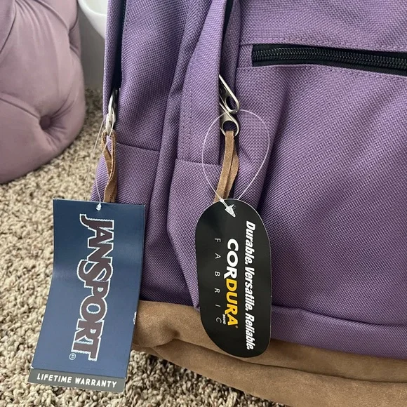 NWT! Jansport | The Original Backpack in Purple Frost - Picture 2 of 9